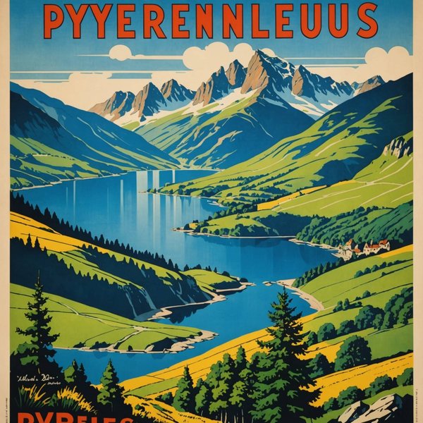 Top 10 Affiches Vintage Pyrénées-Atlantiques: Décorez avec un Charme Rétro Unique