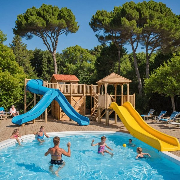 Découvrez le Meilleur Camping en Vendée avec Piscine Couverte, Chauffée, Pataugeoire, Jacuzzi et Toboggan Aquatique!